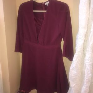 Maroon Dress- Tobi